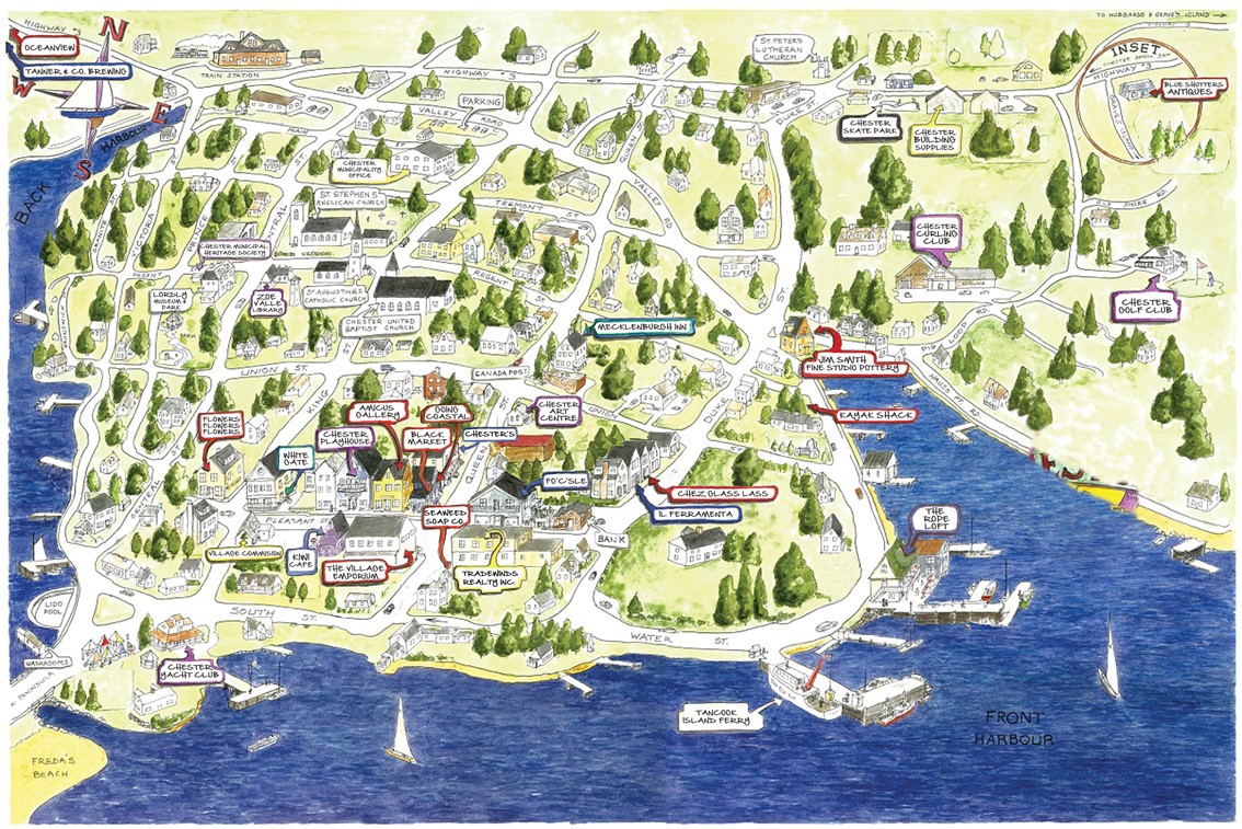 Coastal Village Map