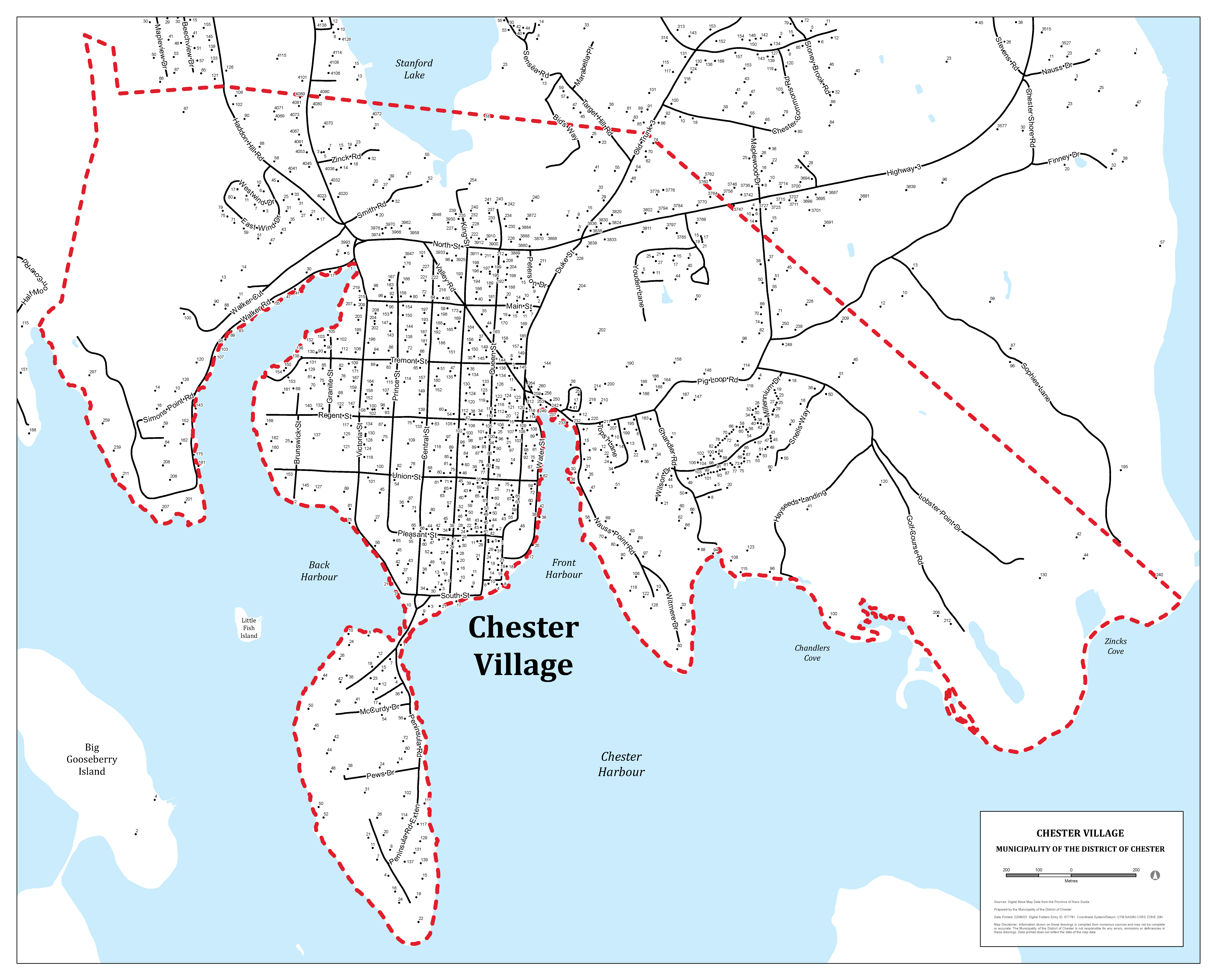 2022 Electoral Map Chester Village